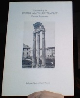 Uppmätning av Castor och Pollux templet Forum Romanum 