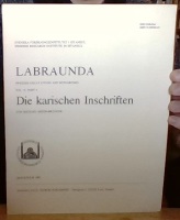 Labraunda. Swedish Excavations and Researches.. Vol. II. Part 4. Die karischen Inschriften 