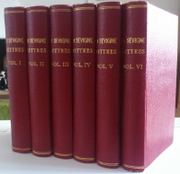 Lettres de Madame de Sevigné avec les notes de tous les commentateurs. I-VI 