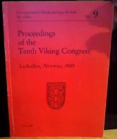 Proceedings of the Tenth Viking Congress. Larkollen, Norway, 1985 