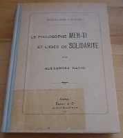 Le Philosophe Meh-Ti et l'idée de Solidarité (Socialisme Chinois) 