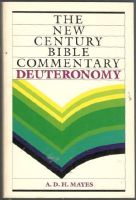 The New Century Bible Commentary. Deuteronomy 