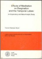 Effects of Meditation on Respiration and the Temporal Lobes: An Explanatory and Meta-Analytic Study 