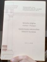Aktuella religiösa rörelser i Finland / Ajankohtaisia uskonnollisia liikkeitä Suomessa 