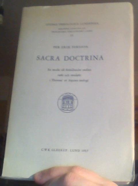 Sacra doctrina. En studie till förhållandet mellan ratio och revelatio i Thomas' av Aquino teologi. 