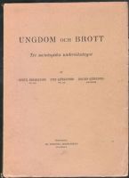 Ungdom och brott. Tre sociologiska undersökningar 