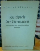 Kultspiele der Germanen als Ursprung des mittelalterlichen Dramas 