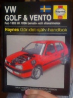 VW Golf & Vento Febr 1992 till mars 1996. Bensin- och dieselmotorer 
