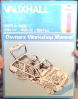 Vauxhall Nova Owners Workshop Manual 