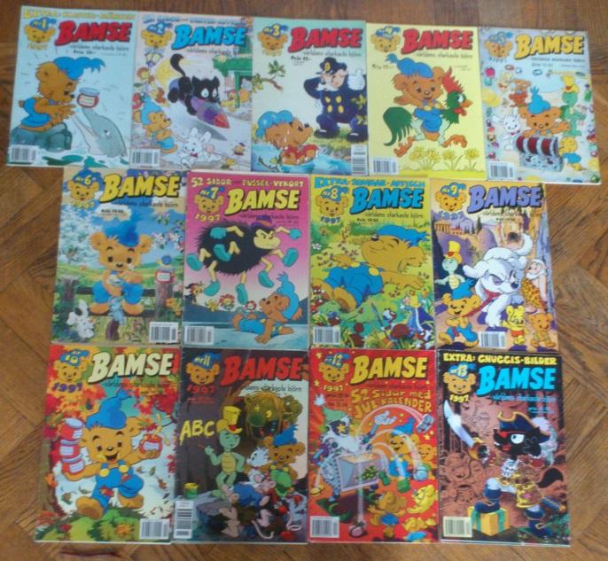 Bamse nr 1-13 1997 