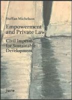 Empowerment and private law. Civil impetus for sustainable development 