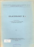 Norwegian-British-Swedish Antarctic Expedition, 1949-52. Scientific Results, Vol. III. Glaciology II. D. Snow and ice temperatures in Dronning Maud La