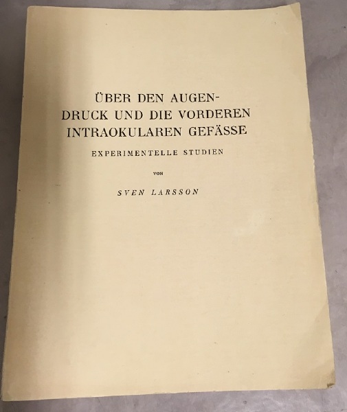 Über die Augendruck und die Vorderen Intraokularen Gefässe. Experimentelle Studien 