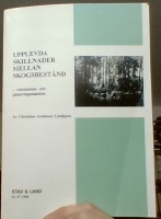 Upplevda skillnader mellan skogsbestånd. Rekreations- och planeringsaspekter 