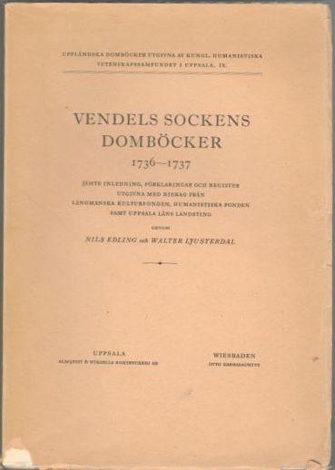 Vendels sockens domböcker 1736-1737 