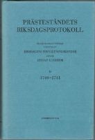 Prästeståndets riksdagsprotokoll. På riksdagens förvaltningskontors uppdrag utgivna av riksdagens förvaltningskontor. 10. 1740-1741 