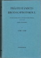 Prästeståndets riksdagsprotokoll. På riksdagens förvaltningskontors uppdrag utgivna. 9. 1738-1739 