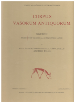Corpus vasorum antiquorum. Sweden. Museum of Classical Antiquities, Lund 1  front-cover