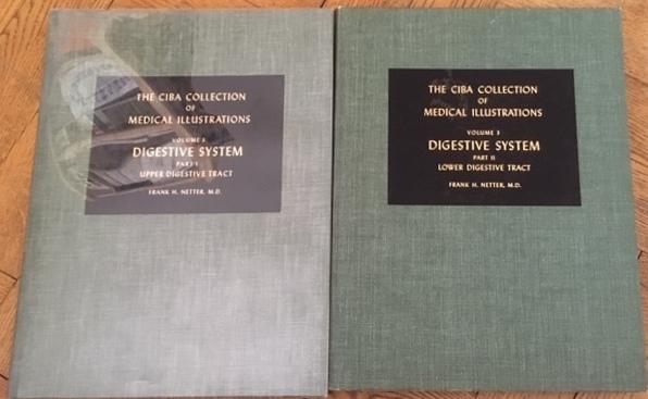 The Ciba Collection of Medical Illustrations. Volume 3. Digestive System. Part I-III 