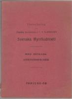 Förteckning öfver Framlidne Kontorschefen J. F. H. Oldenburgs Svenska Myntkabinett. Med betalda auktionspriser 