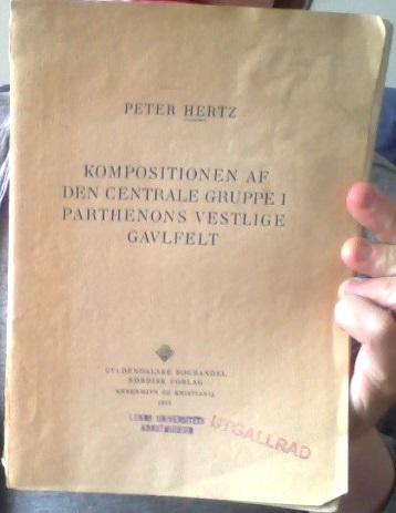 Kompositionen af den centrale gruppe i Parthenons vestlige gavlfelt 